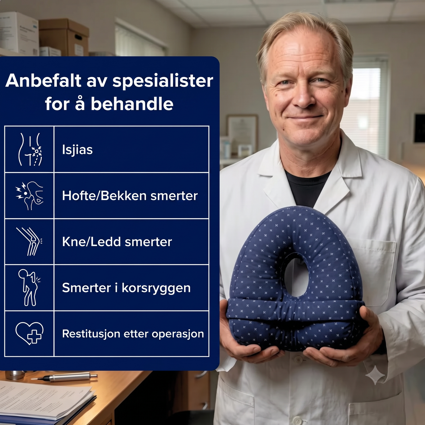 Ro Søvn – Knepute for Riktig Kroppsstilling